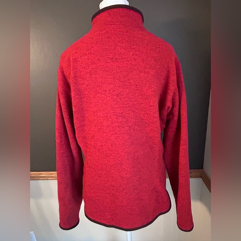Women’s Arc'teryx Covert fleece jacket Red Full Zip Size Large - Picture 6 of 8